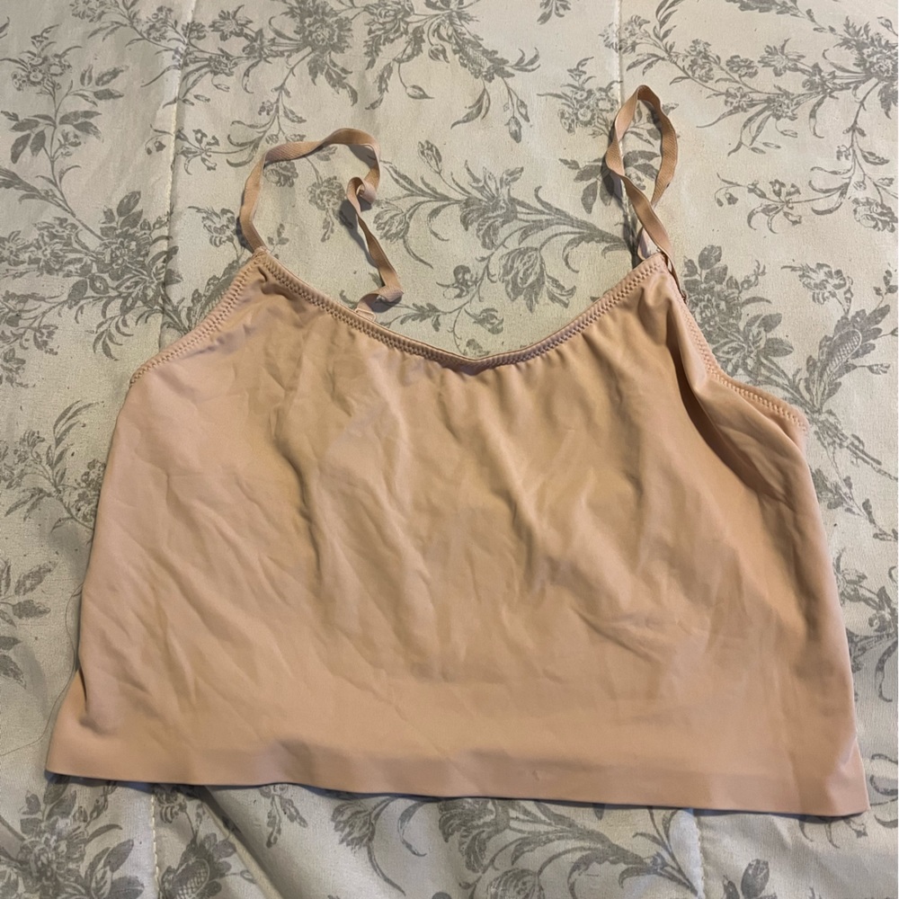 Tight tan cami top